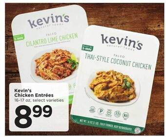 Cub Foods Kevin's chicken entrees offer