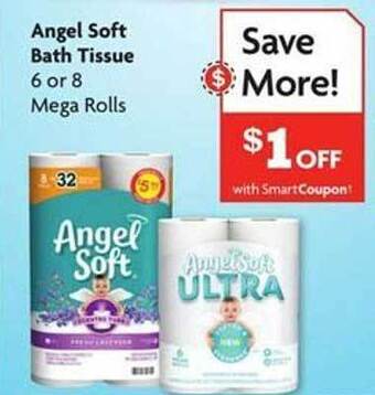 Family Dollar Angel soft bath tissue offer