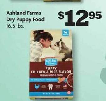 Family Dollar Ashland farms dry puppy food offer