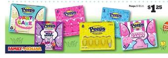 Family Dollar Peeps offer