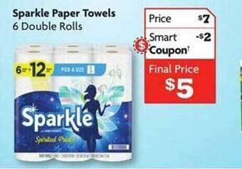 Family Dollar Sparkle paper towels offer