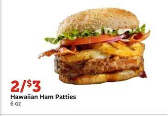 Fareway Hawaiian ham patties offer