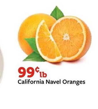 Fareway California navel oranges offer