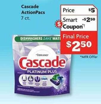 Family Dollar Cascade actionpacs offer