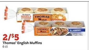 Fareway Thomas' english muffins offer