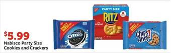 Fareway Nabisco party size cookies and crackers offer