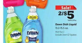 Family Dollar Dawn dish liquid offer