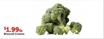 Fareway Broccoli crowns offer