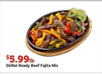 Fareway Skillet ready beef fajita mix offer
