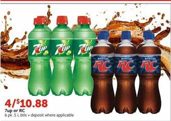 Fareway 7up or rc offer