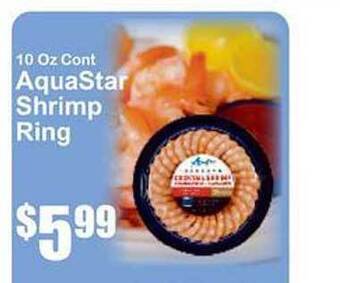 Key Food Aquastar shrimp ring offer