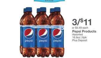 Kinney Drugs Pepsi products offer