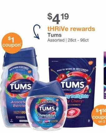 Kinney Drugs Tums offer
