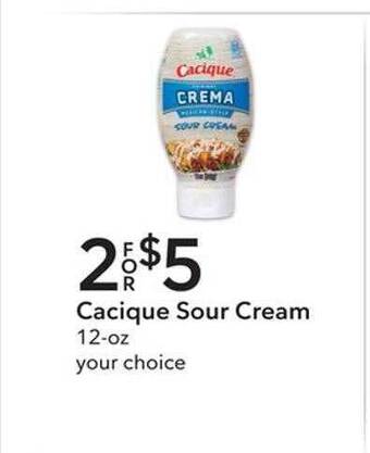 Publix Cacique sour cream offer