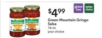Publix Green mountain gringo salsa offer