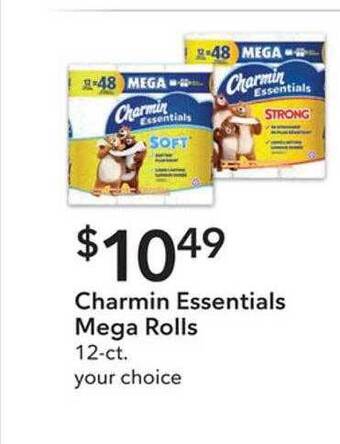 Publix Charmin essentials mega rolls offer