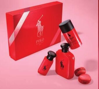 Macy's Ralph lauren men's 3-pc. polo red eau de toilette gift set offer