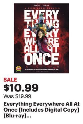 Best Buy Everything everywhere all at once [includes digital copy] [blu-ray] [2022] offer