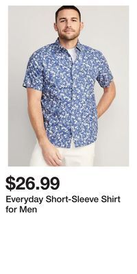 Old Navy Everyday short-sleeve shirt for men offer
