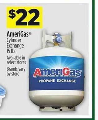 Dollar General Amerigas cylinder exchange 15 offer