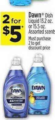 Dollar General Dawn dish liquid offer
