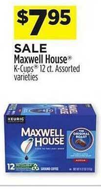 Dollar General Maxwell house k-cups offer