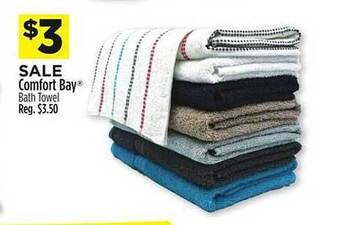 Dollar General Comfort bay bath towel offer