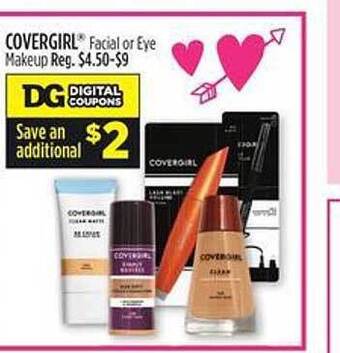 Dollar General Covergirl facial or eye makeup offer