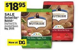 Dollar General Rachael ray nutrish dog food assorted flavors offer