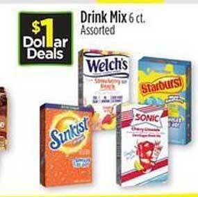 Dollar General Drink mix 6 ct assorted offer