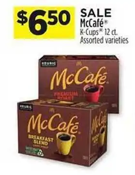 Dollar General Mccafé k-cups 12 ct. assorted varieties offer