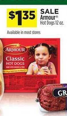 Dollar General Armour hot dogs offer