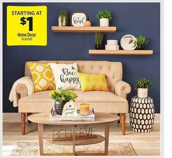 Dollar General Home decor assorted offer