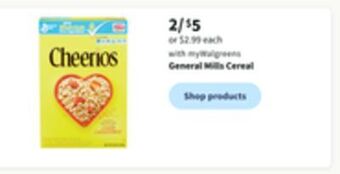 Walgreens General mills cereal offer