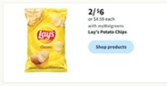 Walgreens Lay's potato chips offer