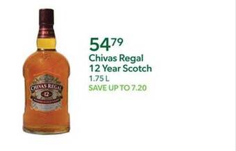 Publix Chivas regal 12 year scotch offer