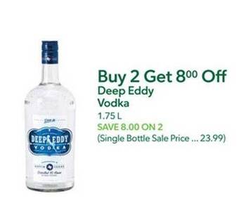 Publix Deep eddy vodka offer