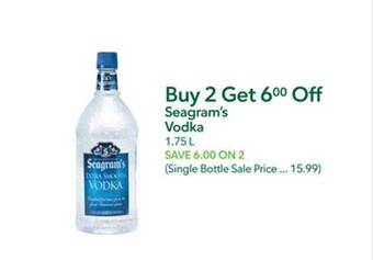 Publix Seagram's vodka offer
