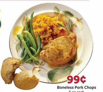 Fareway Boneless pork chops offer
