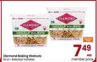 Albertsons Diamond baking walnuts offer
