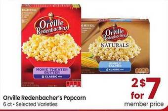 Albertsons Orville redenbacher's popcorn offer