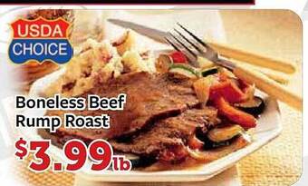 Fareway Boneless beef rump roast offer