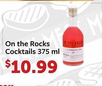 Fareway On the rocks cocktails offer