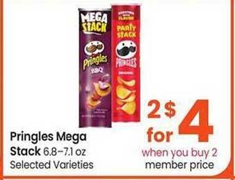 Albertsons Pringles mega stack offer