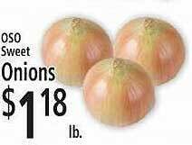 FoodFair Oso sweet onions offer