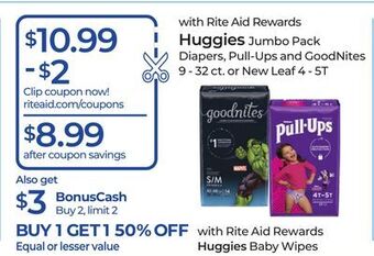 Rite Aid Huggies offer