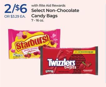 Rite Aid Select non-chocolate candy bags offer