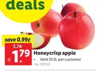 Lidl Honeycrisp apple offer