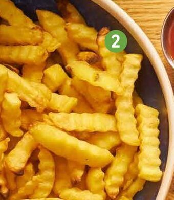 Lidl Frozen crinkle cut french fried potatoes, family size offer