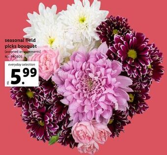 Lidl Seasonal field picks bouquet offer